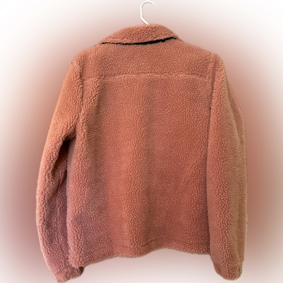 Toad & Co Pink Sherpa Jacket size Medium - Picture 2 of 3